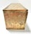 Metal Vintage Brass Box Hammered Repoussé Slipper Box For Sale - Image 7 of 11