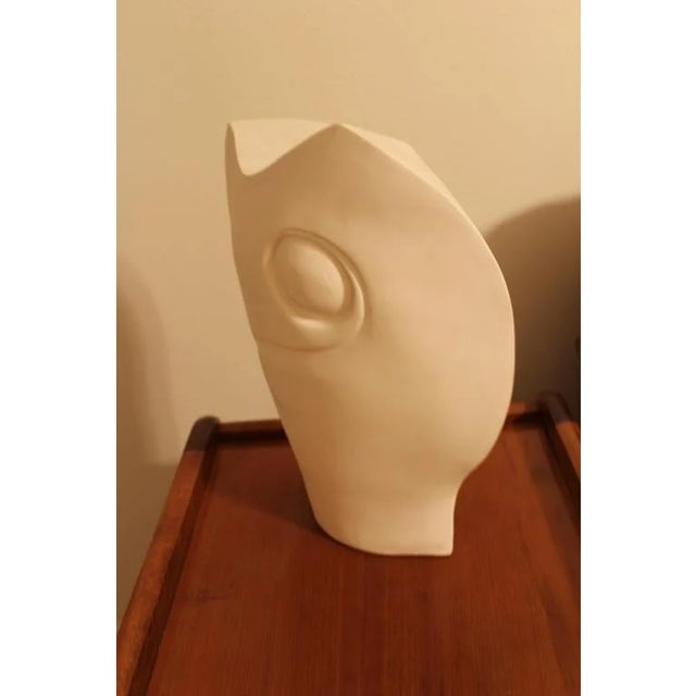 Original Judy Boh abstract ceramic vase style sculpture. 15 x 6 x 13