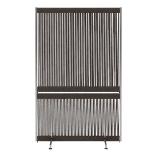 Tall Dark Grey Anto Room Divider in Steel and Wool by Thorup Copenhagen For Sale