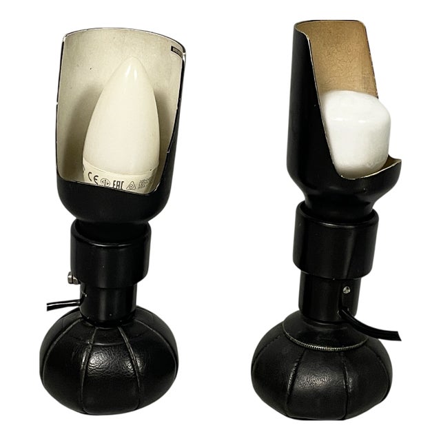 Italian Modern Model 600P Table Lamps attributed to Gino Sarfatti for Arteluce, 1970s, Set of 2 For Sale