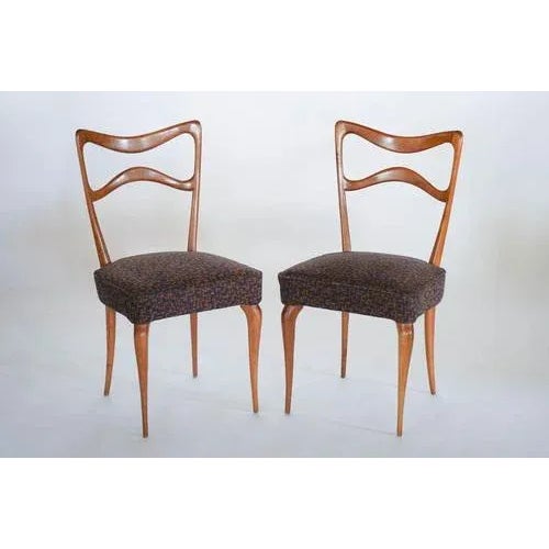 Armonia Walnut Dining Chair by Silvio Piattelli For Sale - Image 10 of 13