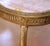 Gold 19th C. French Louis XV Gilt Guéridon Side Table With Marble Top and Cane Shelf For Sale - Image 8 of 8