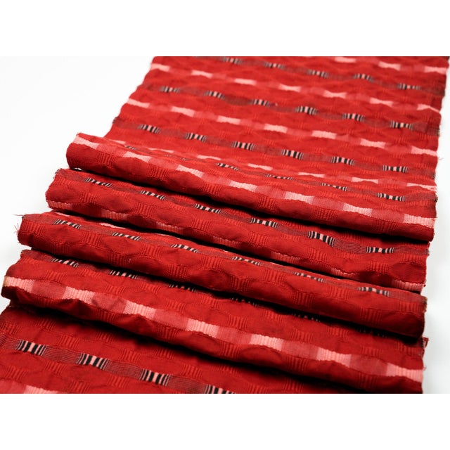 Contemporary Japanese Ceremonial Silk Table Runner by Renaras For Sale - Image 3 of 6