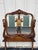 American Antique Carved Swans Articulating Beveled Glass Oak Dressing Mirror For Sale - Image 3 of 13