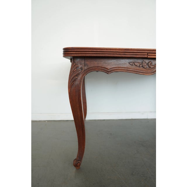 Vintage French Provincial Extendable Dining Table For Sale - Image 11 of 12