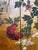 Vintage Hiyakuho Imayasu Japanese Hand-Painted Floral Gold Byobu Screen For Sale - Image 12 of 18