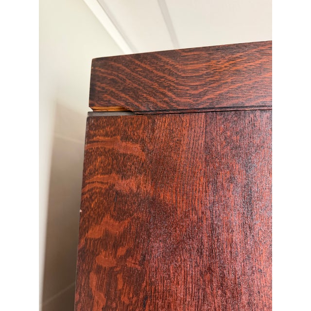 Antique Hale System Quarter-Sawn Oak Five-Stack Barrister Bookcase, C. 1910 For Sale - Image 15 of 15