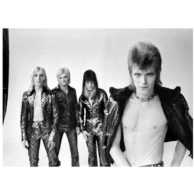 David Bowie with The Spiders - Limited Edition Mick Rock Estate Print David Bowie with the Spiders, 1973 (photo Mick...