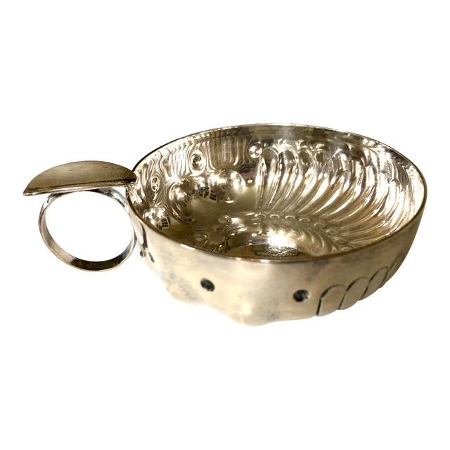 English Silver Plate Tastevin For Sale
