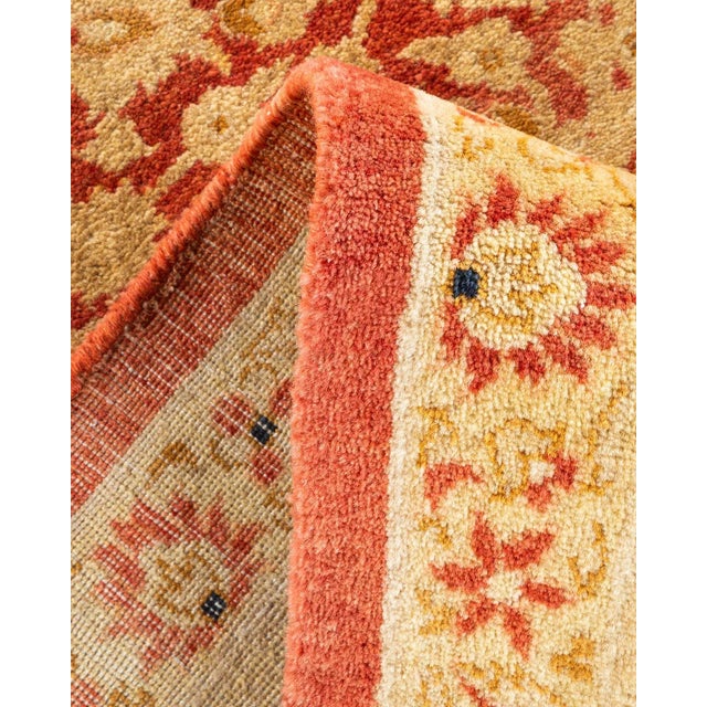 Mogul, One-of-a-Kind Hand-Knotted Area Rug - Orange, 8' 4" x 10' 1" For Sale In New York - Image 6 of 8