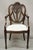 Late 20th Century Hepplewhite Prince of Wales Plume Carved Shield Back Mahogany Dining Arm Chair For Sale - Image 11 of 11