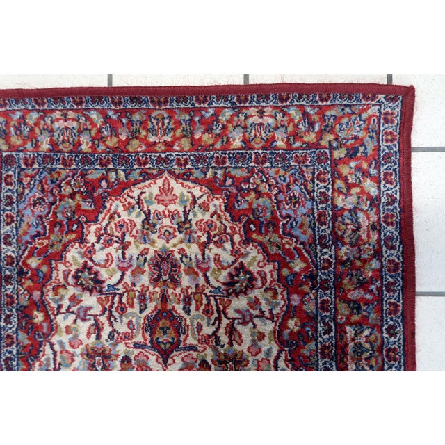 1970s, Vintage Indian Rug 2.1' X 3.9' For Sale - Image 11 of 13