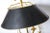 Metal French Large Bouillotte Lamp With Black Tole Shade, 1940s For Sale - Image 7 of 13