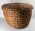 Wood 19th Century Native American Northeast Indian Polychrome Covered Splint Basket For Sale - Image 7 of 13