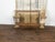 Brown American Midcentury Metal and Wood Two-Tiered Shelving Unit with Twisted Motifs For Sale - Image 8 of 12