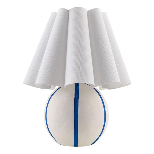 Kinki Accent Table Lamp Blue For Sale