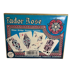 Vintage Piatnik Tudor Rose Playing Cards