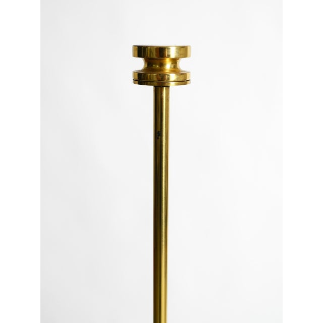Large Brass Table Lamp with an Illuminated Base by Vereinigte Werkstätten, 1960s For Sale - Image 13 of 18
