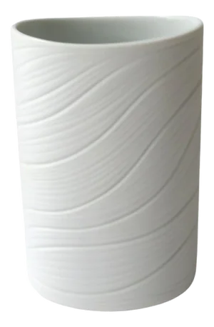 German White Matte Porcelain Vase by Rosenthal Studio Line