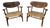 1950s Pair of Ch22 Lounge Chairs Attributed to Hans Wegner For Sale