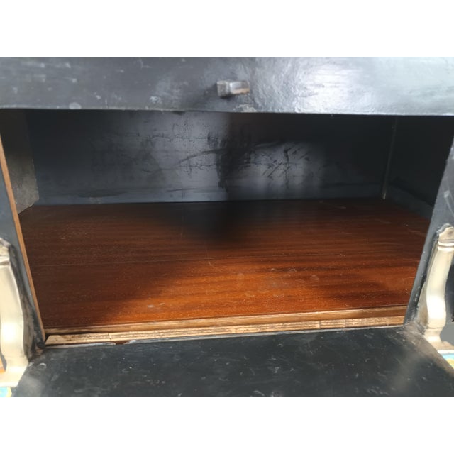 Antique Cast Iron Ceramic Stove For Sale - Image 16 of 18