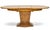 Biedermeier Biedermeyer Dining Table With One Leaf and Six Matching Dining Chairs With Blue Upholstery For Sale - Image 3 of 16