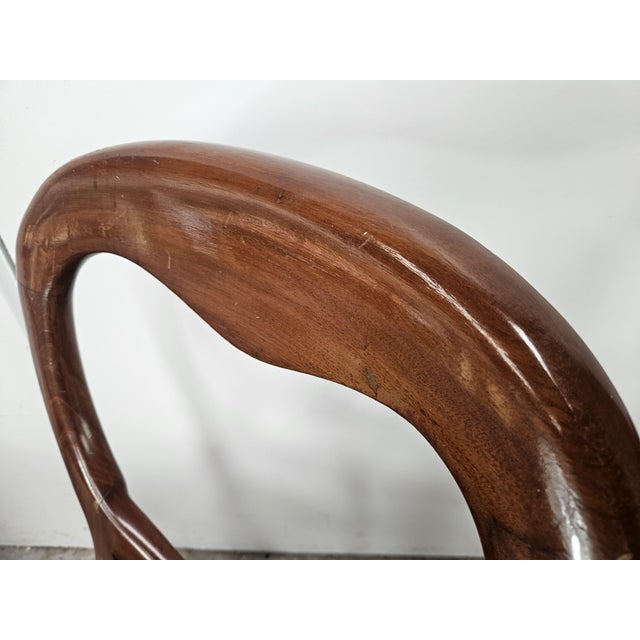 Late 19th Century Wood Chairs with Fabric Seats, Set of 4 For Sale - Image 6 of 18