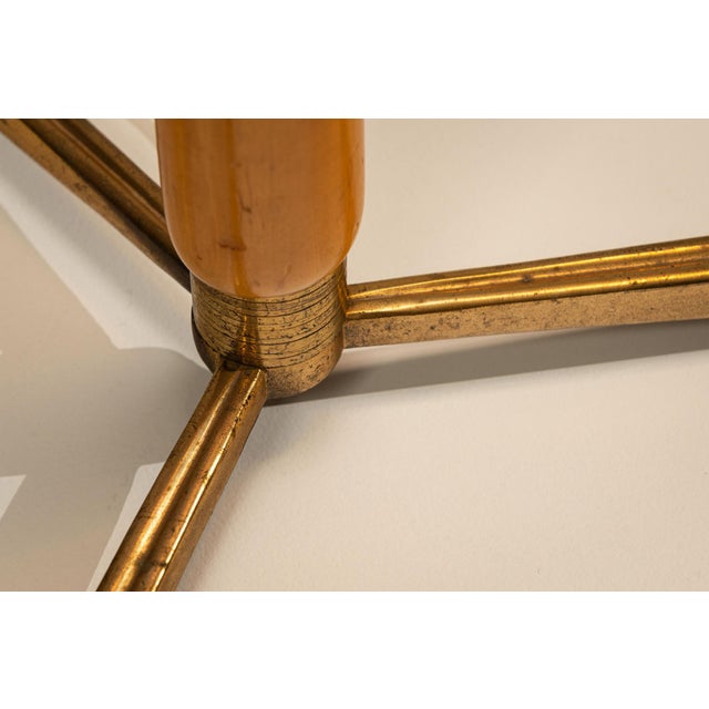 Floor Lamp in Wood and Brass, Sweden, 1940s For Sale - Image 10 of 14