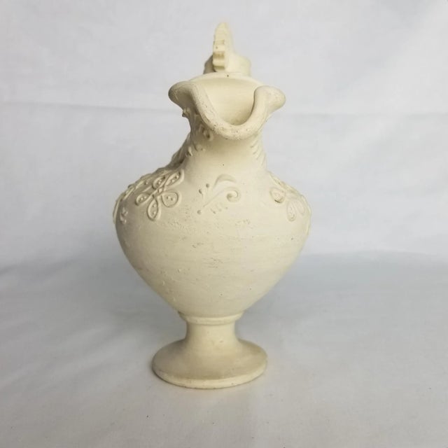 Early 20th Century Bird-Form Unglazed Pottery Pitcher For Sale - Image 4 of 9