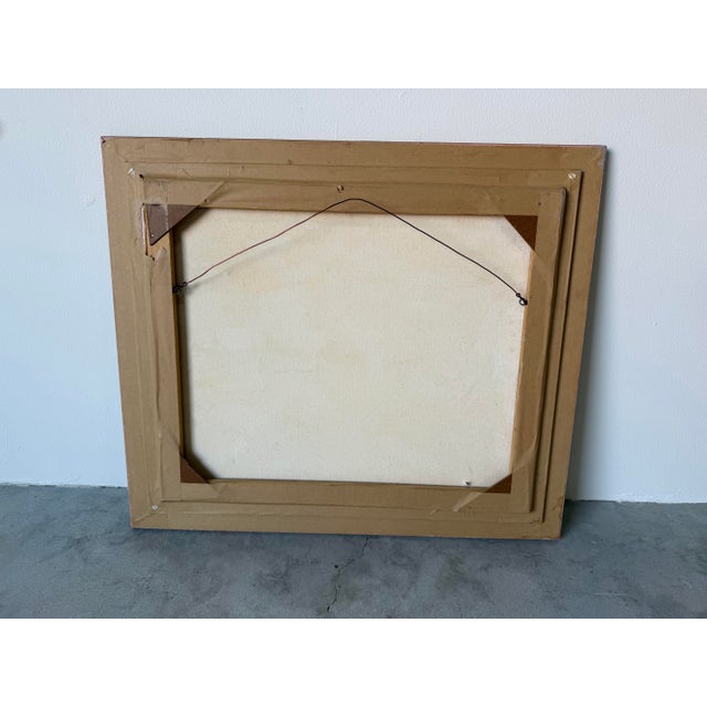 2000’s Francisco Lopez “Framboyan Tree” Countryside Landscape Oil on Canvas Painting, Wood Framed For Sale - Image 12 of 12