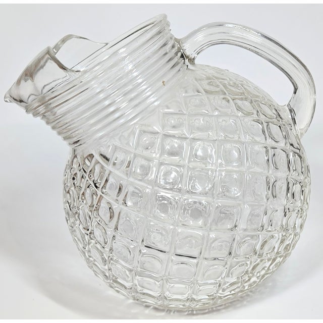 Transparent Farmhouse Pitcher For Sale - Image 8 of 9