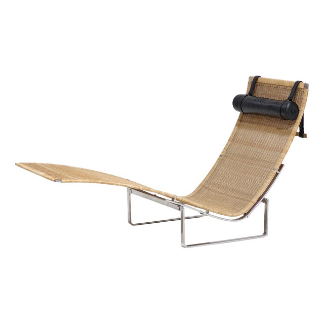 PK24 Lounge Chair in Rattan by Poul Kjaerholm for Fritz Hansen, 1988 For Sale