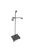 Black Vintage Five Piece Wrought Iron Fireplace Tool Set For Sale - Image 8 of 10