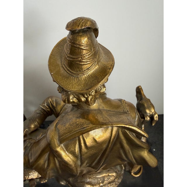 Adrien Étienne Gaudez French Bronze Hunter With Dogs and Rifle, “Hors Concours,” Late 19th Century For Sale In Chicago - Image 6 of 11
