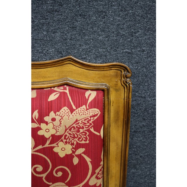 Mid 20th Century French Country Cherry Queen Headboard For Sale - Image 5 of 9