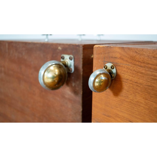 1960s Finn Juhl France and Son Rolling Cabinets - A Pair For Sale - Image 11 of 13