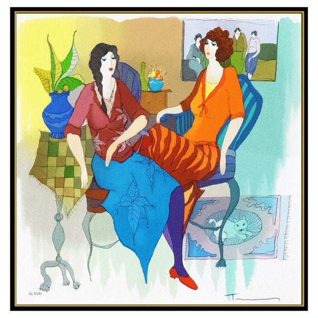 Message us to inquire about custom framing options! (Included for free with every purchase) A high quality Serigraph on...