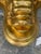 Rare Italian Dolphin Table, Circa 1910–1930, Restored Gold Leaf & Original Green Marble For Sale - Image 9 of 12