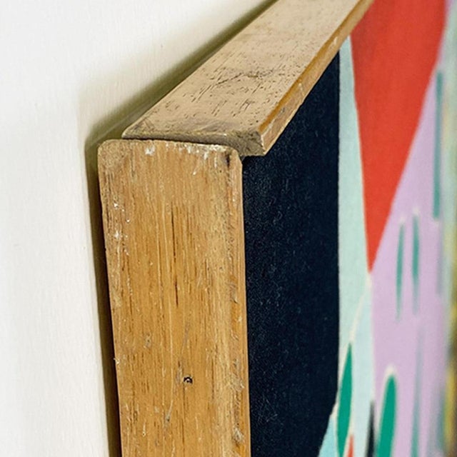 1980s, Fabric and Wood For Sale - Image 13 of 14