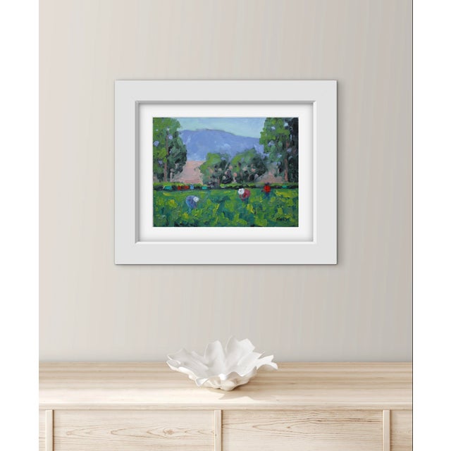 Farm Migrant Workers, Impressionist Landscape Painting For Sale In Reno/Lake Tahoe - Image 6 of 8