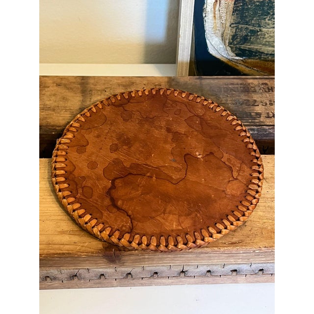 Textile Vintage Woven Beaded Placement Coaster Decor For Sale - Image 7 of 7