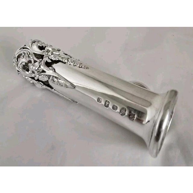 Sterling Silver Bouquet Holder for Wedding Flowers, 2003 For Sale - Image 4 of 17