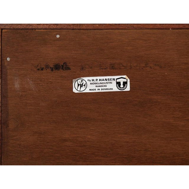 Midcentury Modern Danish Sideboard in Rosewood by Svend Aage Madsen for HP Hansen, 1960s For Sale - Image 12 of 13