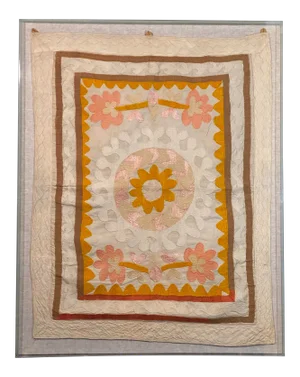 Suzani Tapestry in Acrylic Box Frame