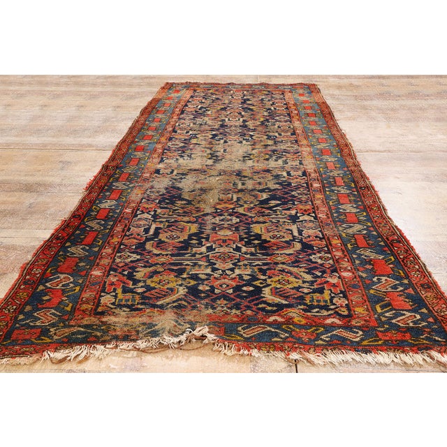 Late 19th Century Persian Malayer Rug, 03'11 X 09'10 For Sale - Image 9 of 10
