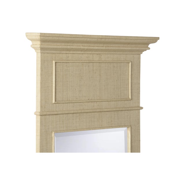 Chelsea House Inc Saint Remy Raffia Mirror - Natural For Sale - Image 4 of 5