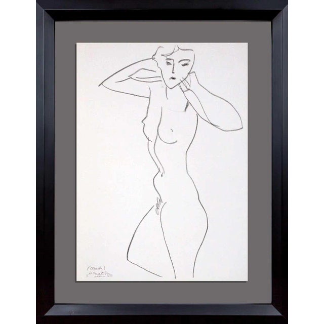 1950s Vintage Henri Matisse Original Lithograph Print For Sale