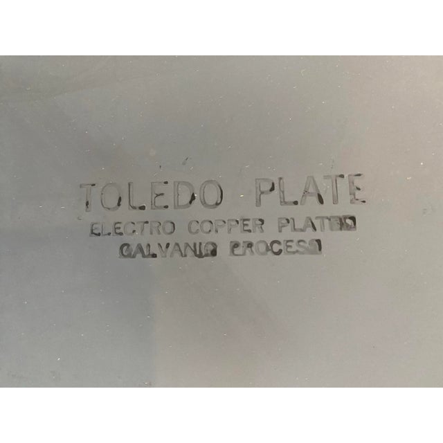 Vintage Tole Painted Metal Floral and Birds Mirror 1960’s For Sale - Image 11 of 12