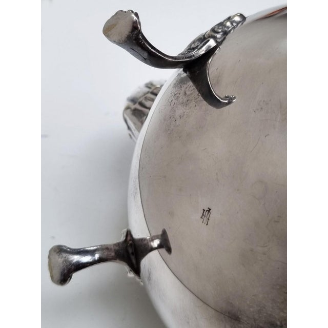 Metal Rococo Baroque Style Silver-Plated Coffee and Tea Set, 1890s, Set of 4 For Sale - Image 7 of 18