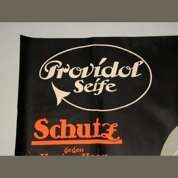 Postmodern Art Nouveau Providol Soap Advertising Poster by C. Behrens for Trumpf, 1909 For Sale - Image 3 of 10